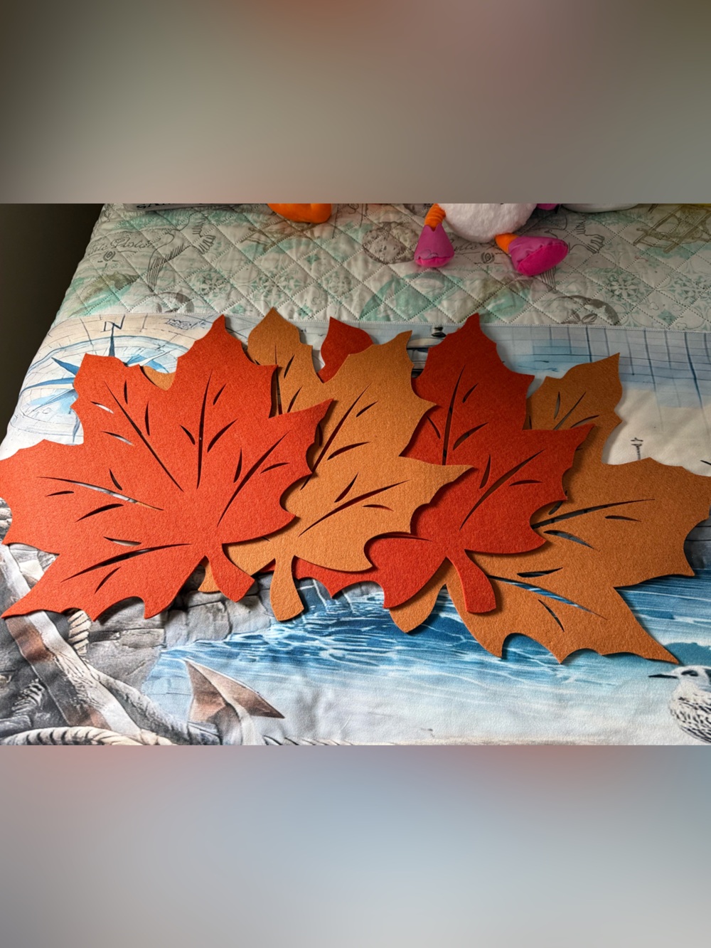 Set of 4 Autumn Leaf Table Placemats